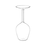 Yaztauho Upside Down Wein Glas, Umgedrehte Gläser Für Rotwein, Modernes Glaswaren Set 400ml Für Frauen Männer Valentinstag Geburtstag Weihnachten Heiß & Kalt