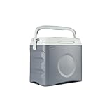 MEDION Thermoelektrische tragbare Kühlbox (25 Liter, Kühl- und Warmhaltefunktion, 12V Zigarettenanzünder 230V Netzanschluss USB - Stromversorgung, für Auto, Boot und Camping, MD10735) grau