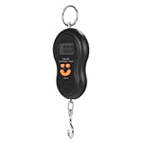 MAGICLULU tragbare Waage kitchen scale kücjenwaagen Portable electronic scale angelwaage Hanging scale Küchenwaage Kürbis tragbare Haushaltswaage Kürbis elektronische Waage Abs Black