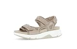 Gabor Damen Plateausandalen, Frauen Sandalen,Wechselfußbett,Strandschuhe,Plateausandaletten,Dicke Sohle,bequem,leinen,39 EU / 6 UK
