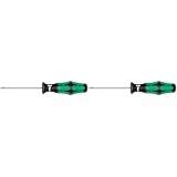 Wera 05023107001 354 Sechskant-Schraubendreher Hex-Plus, 2.5 x 75 mm (Packung mit 2)