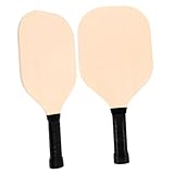 ifundom 2 Stück Pappel Schläger Lochball Zubehör Paddel Lochball Schläger Lochball Haushalts Lochball Kit Tischtennisausrüstung Lochbälle Tragbarer Lochball Sportzubehör