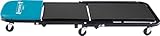 Hazet Rollliege 195N-3, bis 150 kg belastbar, Stabiler Stahlrohrrahmen, gepolsterte Liege- und Kopffläche, einfacher Wechsel zwischen Liege und Sitz, Abmessungen L 1198 x B 440 x H 135 mm