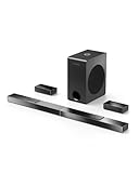 ULTIMEA 5.1.2 Sound Bar mit Dolby Atmos, Heimkino Surround Sound System, Soundbar für TV mit 8' Subwoofer, 2 nach Oben gerichtete Treiber, Dolby Atmos Soundsystem, Nova S80 (2025 Upgraded Speakers)