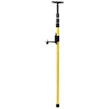 Generic Professionelle lasers-Nivellierstange, 2,8-Meter-Laserhalterung mit Adaptermutter, Verstellbare Teleskop-Laserstange für Rotations- und Linienlaser