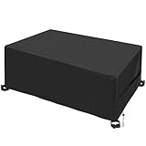 Betarami Abdeckung Gartenmöbel 242x162x100cm, wasserdichte Schutzhülle, Winddicht Staubdicht Anti-UV Oxford Gewebe Plane für Gartenmöbel, Gartenlounge Abdeckung Winterfest, Gartensitz