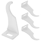 DEARMAMY 4 Stück Teiliges Heizkörperhaken aus Langlebigem Stahl mit Hoher Tragkraft Korrosionsbeständig für Verschiedene Heizkörpermodelle Einfach zu Montieren zum Aufhängen von