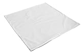 Inlett ca. 80x80, mit Reißverschluss - Baumwolle Köper weiß. Hülle ideal für Selberbefüller von Kissen - Inlett ca. = Leere Kissenhülle - Inhalt: 1 Stück