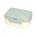 Brotdose Auslaufsicherer Aufbewahrungsbehälter Mit 3 Fächern Tragbarer Behälter Für Lebensmittel Die Anwendung In Den Bereichen Haushalt, Reisen, Schule, Familie, Täglicher Gebrauch, Outdoor