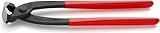 KNIPEX Monierzange (Rabitz- oder Flechterzange) mit Kunststoff überzogen schwarz atramentiert 280 mm 99 01 280