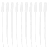 Toyvian 10 Stück Korallenfutterspender mit Langen Kunststoffrohren Artemia Futterautomat für Meeresfische und Garnelen Transparenter Fütterungsschlauch