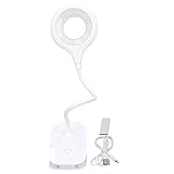 ViaGasaFamido Clip on Light LED Wiederaufladbare Buch Light 3 Helligkeit Level Touch Control Lights in der Nacht Leselampe für