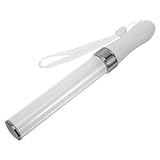Mikinona 2 Stück Leuchtstab Rosa hoch Neon Stöcke blinkende Lichter LED Konzertlichtstab Partylichtstab Feierlichtstab Bühnenlichtstab Fans jubeln Stock Konzertstab zur Dekoration PVC Weiß