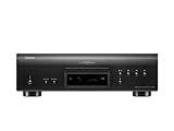 Denon DCD-1700NE CD/SACD Player, Ultra-Precision 192kHz/32 Bit D/A Konverter, vibrationsbeständiges Design, Unterstützt DSD, FLAC, WAV Dateien, Pure Direct Mode, 2 Digitale Audioausgänge, Schwarz