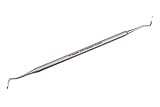 Faude Eckenheber, Allrounder Fußpflegeinstrument, für eingewachsene Fußnägel, Nagelreiniger; Nagelheber aus rostfreiem Edelstahl, Profiqualität (Eckenheber 16,5cm)
