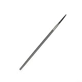 Solaughguy 150 mm Stahlfeile ohne Griff für Metallbearbeitung und Holzschleifen, mittelverzahnte Handfeile aus legiertem Stahl in rundem, halbrund, dreieckigem Quadrat (Rundfeile)