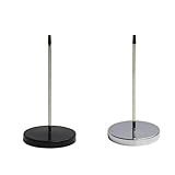 2 Stück Zettelspießer Edelstahl Bonspießer Zettelhalter Schwarz Memo Halter für Restaurants Bars Büros Zettel Note Papier Beleg Kassenbon Halter