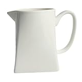 DECHOUS Milchkanne Kaffeesahne Salatdressing Servierbecher Sahnebecher Kaffee Tee Espressomaschinen Keramik Sahnekännchen Milchglas Soßenkrug Sauciere Sahnebehälter Weiße