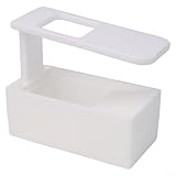 Kartenscanner-Box für Sammelkarten mit Standardgröße 18,2 x 9 x 18,2 cm, Weiß, ABS-Kunststoff, Digitizer-Halter, Ständer, kompatibel mit ManaBox-App