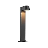 Paulmann 94715 LED Außenleuchte Pollerleuchte Capea insektenfreundlich IP44 500mm 2200K 6W 450lm 230V 98° Schwarz Aluminium Goldlicht Gartenpoller