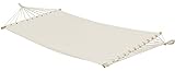 AMANKA XXL Stabhängematte 200x120 Doppelhängematte 2 Personen Hängematte Beige