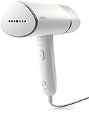 Philips 3000-Serie Tragbarer Dampfglätter - 1000 W, Kompakt und Faltbar, 120ml Wassertank konstante Dampfleistung 20 g/min, Kein Bügelbrett erforderlich, Weiß (STH3020/10)