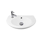 Belvit Heide Waschbecken Armaturloch links 29x45cm