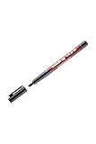 edding 143 B Permanenter Folienschreiber - schwarz - 1 Stift - Keilspitze 1-3 mm - Stift zum Schreiben auf Glas, Kunststoff, Folien und glatten Oberflächen - schnelltrocknend, wisch- und wasserfest