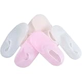 TOPBATHY 3 Paare Silikon Fußpflege Socken Feuchtigkeitsspendend Anti riss Fußschutz Übernacht Fußmaske Weiche Pediküre Covers für Damen und Herren