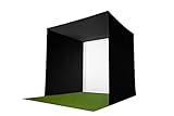 GolfBaysUK Golf Simulator Gehäuse, 6 Größen, Indoor-Golfsimulator für Zuhause und gewerbliche Nutzung, inkl. HD Schlagbildschirm, geeignet für die Verwendung mit Allen Golf Launch Monitoren