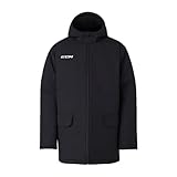 CCM Team Winterjacke, Farbe schwarz, für Erwachsene (DE/NL/SE/PL, Alphanumerisch, M, Regular, Regular)