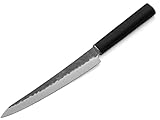 Shizu Hamono YANAGI-BA-MESSER YAMATO. Original japanische Koch-Messer Yanagiba. Klingen-Länge 20cm, handgeschmiedet, 3 Lagen.