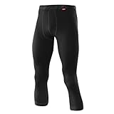 LÖFFLER Herren Hr. 3/4 Transtex Light Unterhose, Schwarz, 54 EU