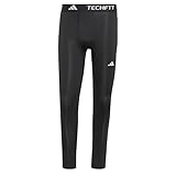 adidas Herren TECHFIT COMPRESSION TRAINING 3-STRIPES LONG TIGHT, Black, S