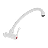 jojofuny Küchenarmatur Kaltwasser Wasserhahn Einhebel Waschbeckenarmatur Langlebig für Bad und Küche Vielseitig Installierbar mit Modernem Design