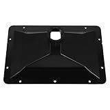 EXHUMKY Aufschraubbares Rechteckiges Hochtöner Horn 26mm Wetterfester Kunststoff Außenlautsprecher für Bühne Besprechungsraum und Party