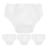 Ciieeo 4er-Pack waschbare Inkontinenzunterwäsche – Wiederverwendbare Inkontinenzhosen – Inkontinenzunterwäsche zum Hochziehen für Männer und Frauen – Diskrete Windelhosen