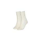Tommy Hilfiger Small Stripe Damensocken Light Beige Melange - 39/42