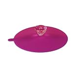 QUXVUIS Weit verbreiteter und vielseitiger Silikonbecherdeckel für verschiedene Getränkebehälter. Silikagel Silikon Getränkebecherdeckel, Rosenrot