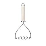KitchenAid Kartoffelstampfer, Küchenutensil aus Edelstahl – Almond Creme