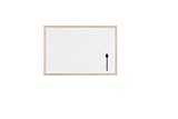 Bi-Office Budget Whiteboard mit Holzrahmen, magnetisch, 5 Größen wählbar, 60 x 40 cm