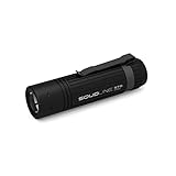 Solidline ST6, super helle LED Taschenlampe, fokussierbar, 320 Lumen, 25h Leuchdauer, 140m Leuchtweite, inkl. Batterien