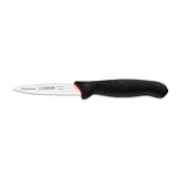 Giesser seit 1776 - Made in Germany - Spickmesser 8 cm PrimeLine, schwarz, rostfrei, spülmaschinenfest, scharfes Officemesser rutschfest