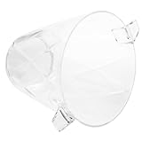 LOLIPPYY Transparenter Acryl Eiskübel mit Griffen Tragbarer Bar Eisbehälter für Partys Getränke und Wein Langlebiger Sektkühler für Zuhause Restaurant Hotel und Buffet Fassungsvermögen