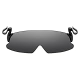 Herren-Sonnenbrille, Kletterbrille, polarisierter UV-Schutz, trendige Brillen-Clip-Kappen, stilvolle Outdoor-Sport-Sonnenblenden, langlebige Sonnenschutzbrille für Fahren, , Radfahren, Sport