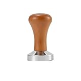 YQDJPEO Kaffeepulverpresse, 51/53/58 mm, Holzgriff mit solider Metallbasis for konzentrierten Espresso, langlebige Küche(5.8CM)