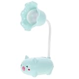 LIFKOME Mini LED Schreibtischlampe Faltbar mit USB Ladung Augenschonendes Nachtlicht und Cartoon Design Tischlampe für Kinderzimmer Leselampe mit Praktischem Zufällige Zufällige Farbe