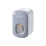 Automatischer Zahnpastaspender, wasserdicht, staubfrei, wandmontiert, Zahnpasta-Halter, Badezimmer-Zubehör, automatischer Zahnpastaspender für Badezimmer, Waschraum (A)