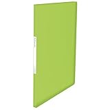 Esselte 623994 VIVIDA Sichtbuch (A4, PP, flexibler Einband, 20 Hüllen) grün