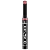 essence THE slim STICK, Lippenstift, Nr. 104, Pink, langanhaltend, pflegend, Expressergebnis, farbintensiv, matt, vegan, ohne Parfüm, ohne Alkohol, ohne Parabene, 1er Pack (1.7g)